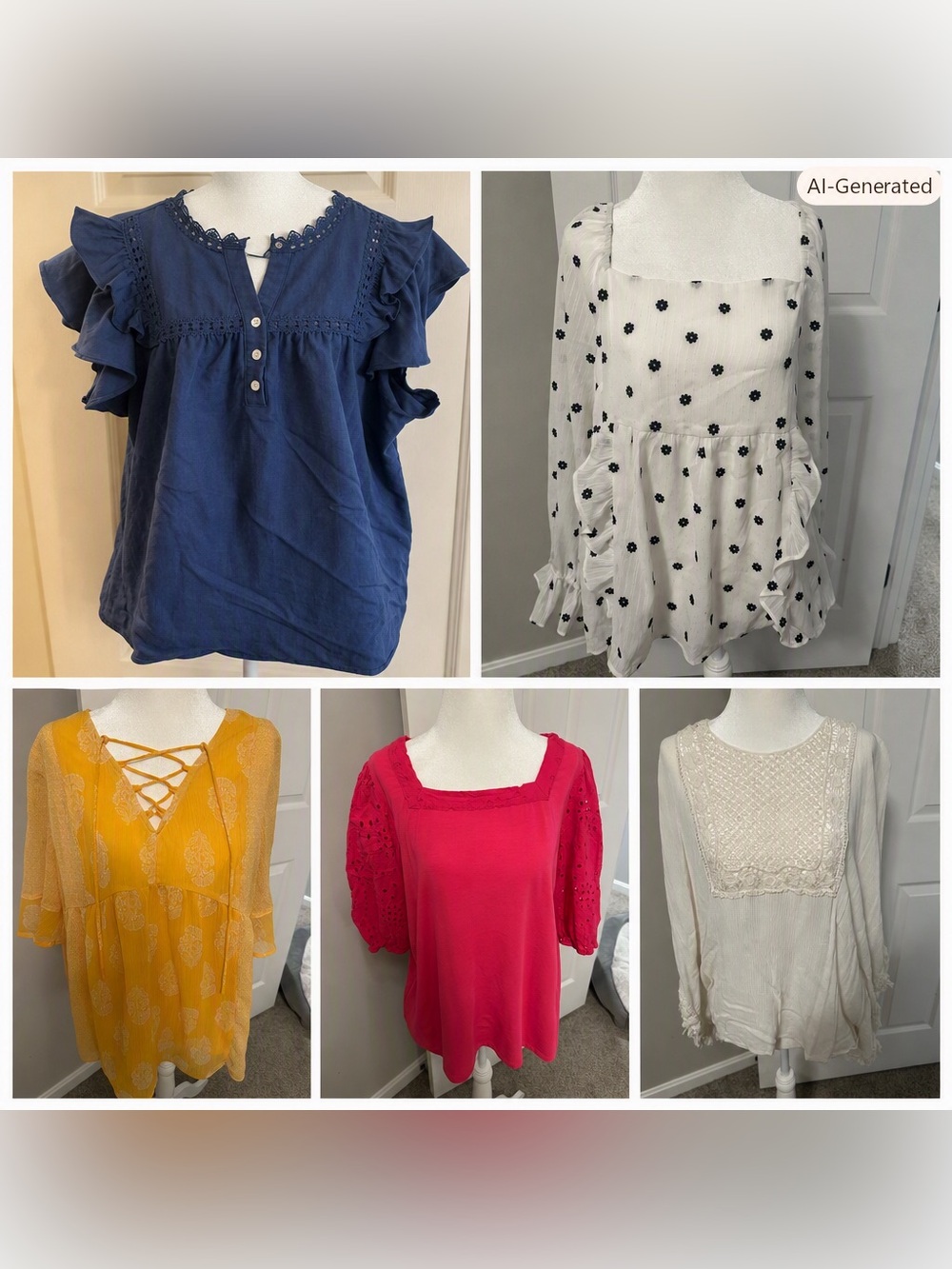 XL Top Lot- 5 Included